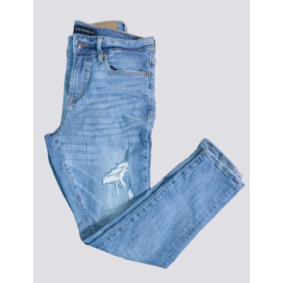 Aeropostale Athletic Skinny Jeans - Size 27/28 - Great Condition! - Picture 2 of 5